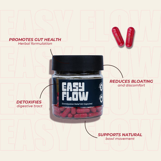 Solve Easy Flow Benefits for Constipation Relief Capsules